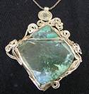 Roman Glass Pendet p20