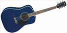 גיטרה אקוסטית כחולה CORT AD870DB