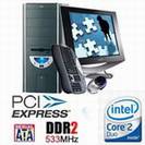 מערכת מחשב Intel Core 2 Duo E7500 Gigabyte+500GB 2048MB DDR3