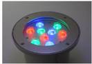 שקוע 9 לדים RGB 3W לבריכה
