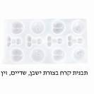 תבנית קרח עם צורות סקסיות