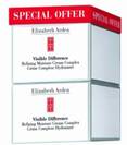 ELIZABETH ARDEN Visible Difference Refining Moisture Cream Complex 75ml/2.5ozX2  זוג קרם יום יוקרתי ויזיבל דיפרנס של אליזבת