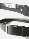 CEINTURE à billets de sécurité CUIR Noir Fabriquée en ITALIE, ref -C885