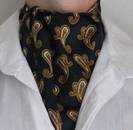 ÉCHARPE / FOULARD HOMME Bleu Fabriqué en ITALIE, ref-05513
