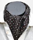 ÉCHARPE / FOULARD HOMME 100% SOIE Fabriqué en ITALIE, ref-03315