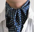 ÉCHARPE / FOULARD HOMME 100% SOIE Fabriqué en ITALIE, ref-03313