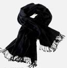 Écharpe Homme Laine & Cachemir Noir