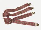 PAIRE DE BRETELLES A 4 BANDES , Largeur 3.5 Cm, ref-43525