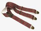 PAIRE DE BRETELLES A 3 BANDES , Largeur 3.5 Cm, ref-33523