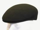 BERET CASQUETTE Noir 100% Laine , Fabriqué en ITALIE