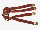 PAIRE DE BRETELLES Bordeaux, LARGEUR 2.5 Cm, ref-42517