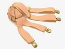 PAIRE DE BRETELLES A 4 BANDES Rose , Largeur 3.5 Cm, ref-43508