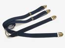 PAIRE DE BRETELLES LARGEUR Bleu, 2.5 Cm, ref-42516