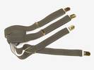 PAIRE DE BRETELLES Gris, LARGEUR 2.5 Cm, ref-42515