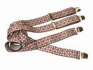 PAIRE DE BRETELLES A 4 BANDES , Largeur 3.5 Cm