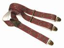 PAIRE DE BRETELLES A 3 BANDES , Largeur 3.5 Cm, ref-33523