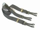 PAIRE DE BRETELLES A 3 BANDES BOUTON Gris, Largeur 3.5 Cm, ref-53515