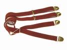 PAIRE DE BRETELLES Bordeaux, LARGEUR 2.5 Cm, ref-42517