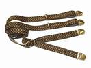 PAIRE DE BRETELLES A 4 BANDES , Largeur 2.5 Cm