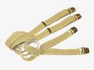 PAIRE DE BRETELLES Beige, LARGEUR 2.5 Cm, ref-42512