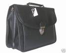 Cartable porte documents en Cuir synthétique Noir 2 SOUFFLETS, ref-S2200
