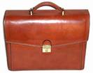 Nouveau - Cartable idéal pour ordinateur portable en cuir Marron, ref-K 3468131