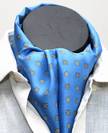 ÉCHARPE / FOULARD HOMME 100% SOIE Fabriqué en ITALIE, ref-03317