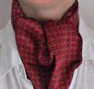 ÉCHARPE / FOULARD HOMME 100% SOIE Fabriqué en ITALIE, ref-03322