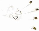 PAIRE DE BRETELLES Blanc, LARGEUR 2.5 Cm, ref-42513