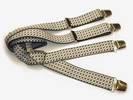 PAIRE DE BRETELLES A 4 BANDES , Largeur 3.5 Cm, ref-43535