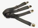 PAIRE DE BRETELLES A 4 BANDES , Largeur 3.5 Cm, ref-43538