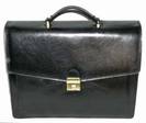 Nouveau - Cartable idéal pour ordinateur portable en cuir Noir, ref-K 3468131