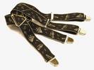 PAIRE DE BRETELLES A 4 BANDES , Largeur 3.5 Cm, ref-43542
