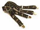 PAIRE DE BRETELLES A 4 BANDES , Largeur 3.5 Cm, ref-43542