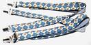 PAIRE DE BRETELLES A 4 BANDES , Largeur 3.5 Cm, ref-43567