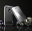 מגן כיסוי קשיח לאייפון  Barely Chrome 3G\3Gs + מגן מסך תואם