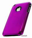 מגן כיסוי קשיח לאייפון Barely Puple 3G\3Gs + מגן מסך תואם