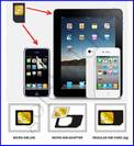 מתאם מיקרו-סים Micro sim Adapter - הנחה 50%