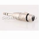 מחבר XLR נקבה לPL STEREO זכר