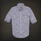 Hollister Seacliff הוליסטר כחולה/פסים דקים