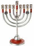 חנוכיה אלומיניום קלאסית