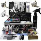 Professional Tattoo Kit - 6 Machine-Guns+LCD Power Supply