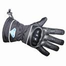 כפפות חורף ממוגנות שחורות חצי עור של חברת Genuine leather