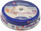 Verbatim DVD+R DL 8.5GB Printable 10PCS 64053