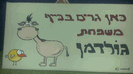 שלט לדלת - ג