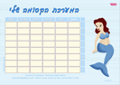 מערכת שעות - 29