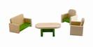 ריהוט לבית בובות -סלון  DOLL HOUSE FURNITURE