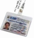 מנשא PVC פיויסי רך  לתג עובד לתערוכה וכנס - 1310