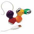 מפצל USB מעוצב 4 יציאות -  3214
