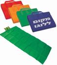 מחצלת חוף מקש עם כרית וידיות נשיאה - 3316